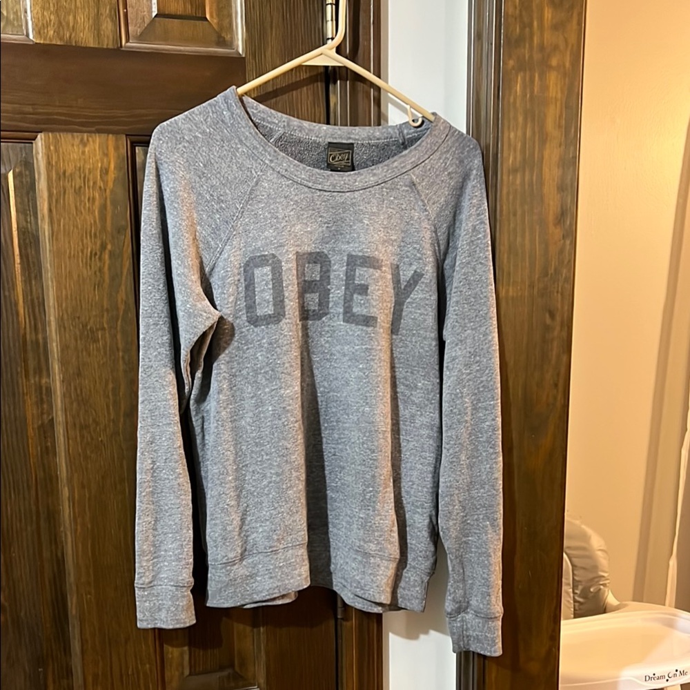 Obey Gray Sweatshirt